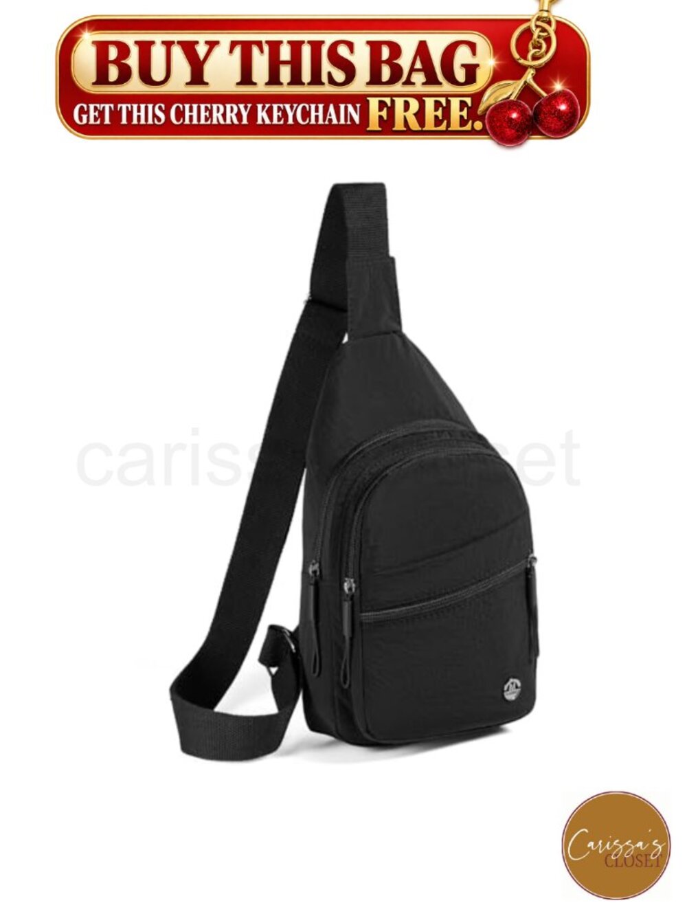 ✨ EVANCARY Crossbody Sling Bag Mini Backpack Water Resistant Nylon